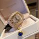 Copy Franck Muller Galet Rose Gold Pave-Diamond Lady Watches Blue Leather Strap (2)_th.jpg